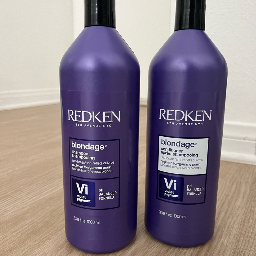 Redken purple shampoo and conditioner for blonde hair